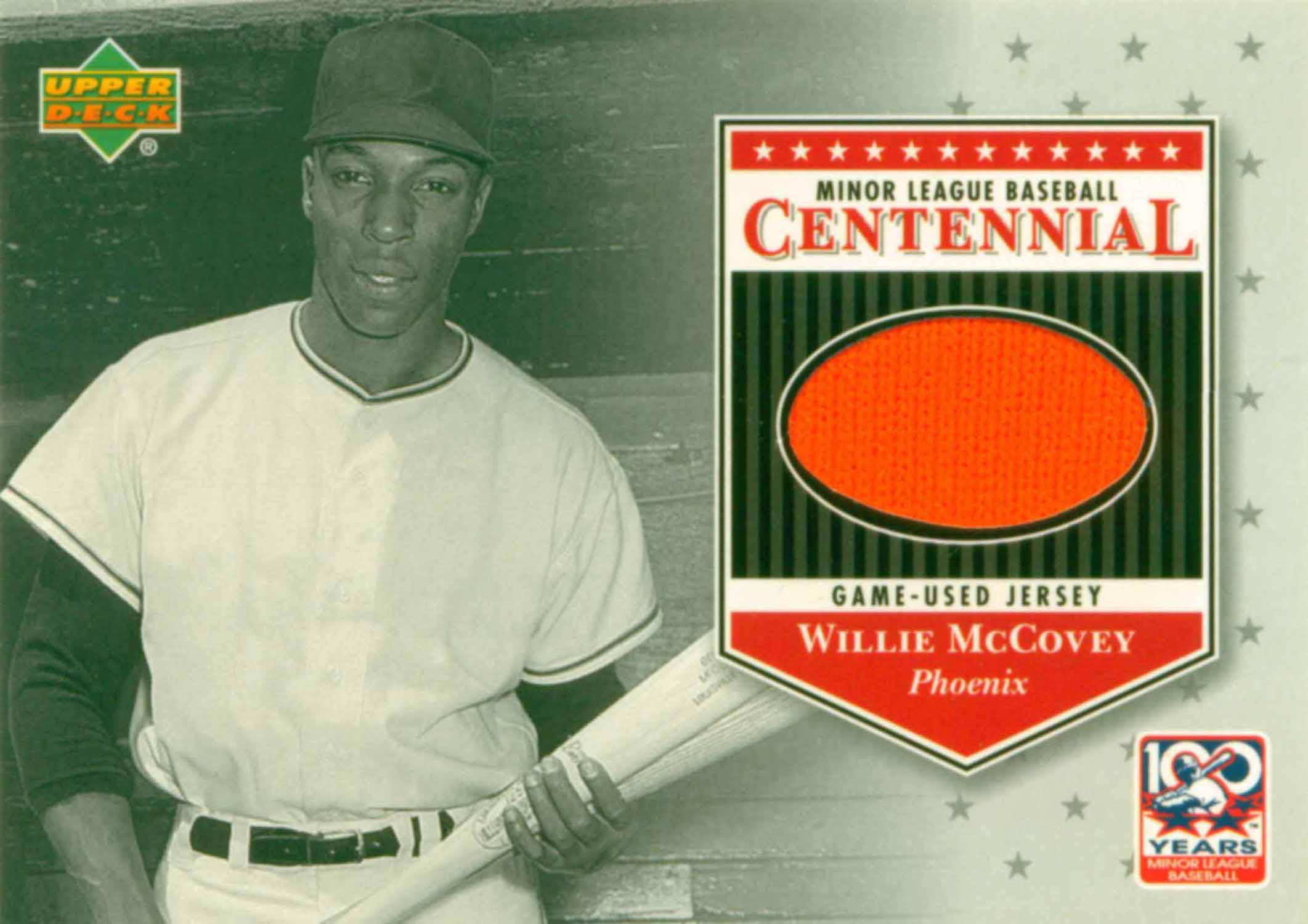 2001 Upper Deck Minors Centennial Game Jersey