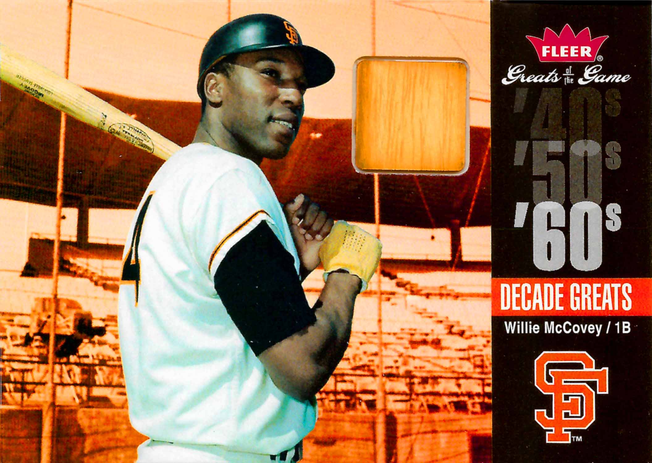 2006 Greats of the Game Decade Greats Memorabilia Bat