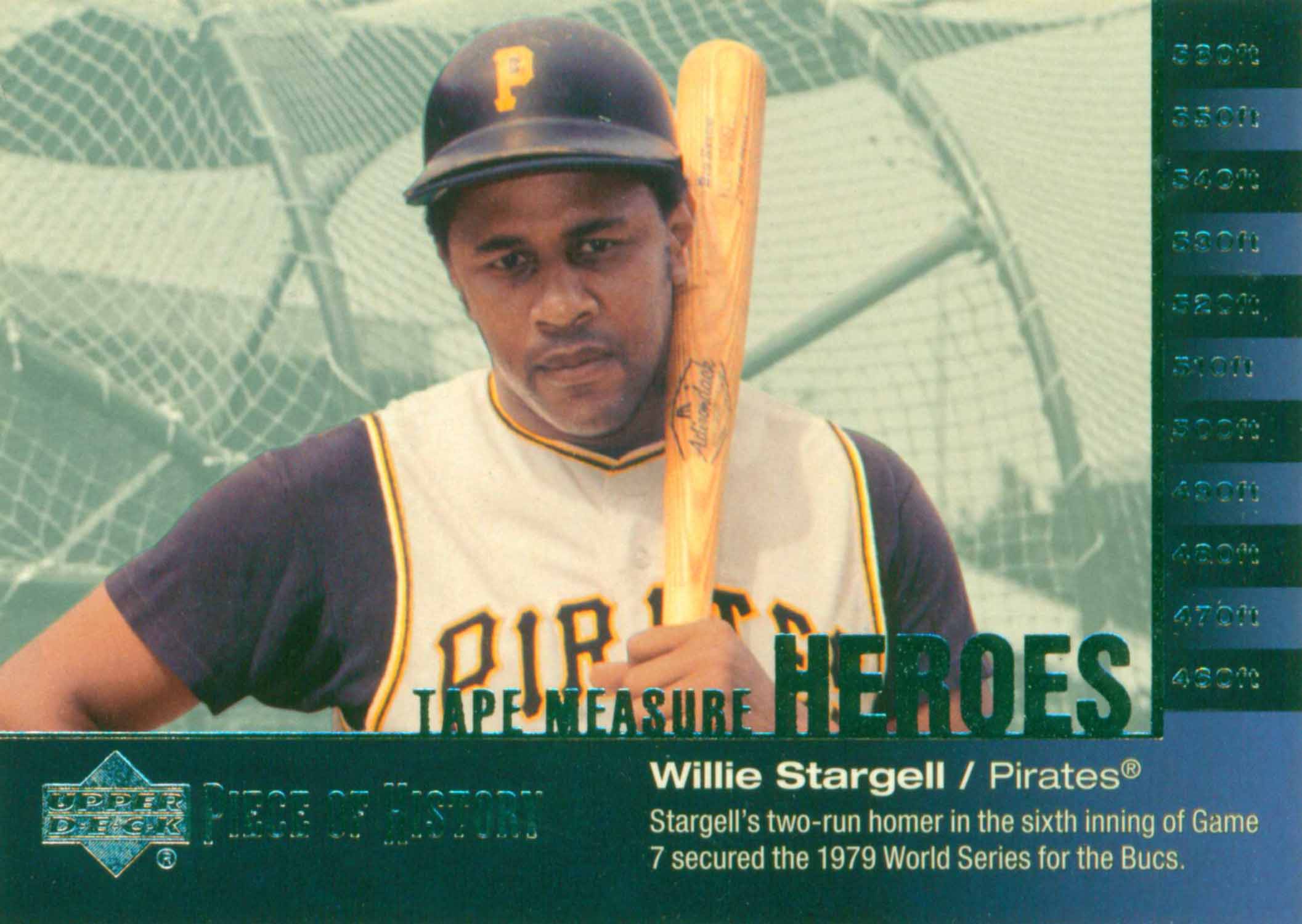 2002 UD Piece of History Tape Measure Heroes