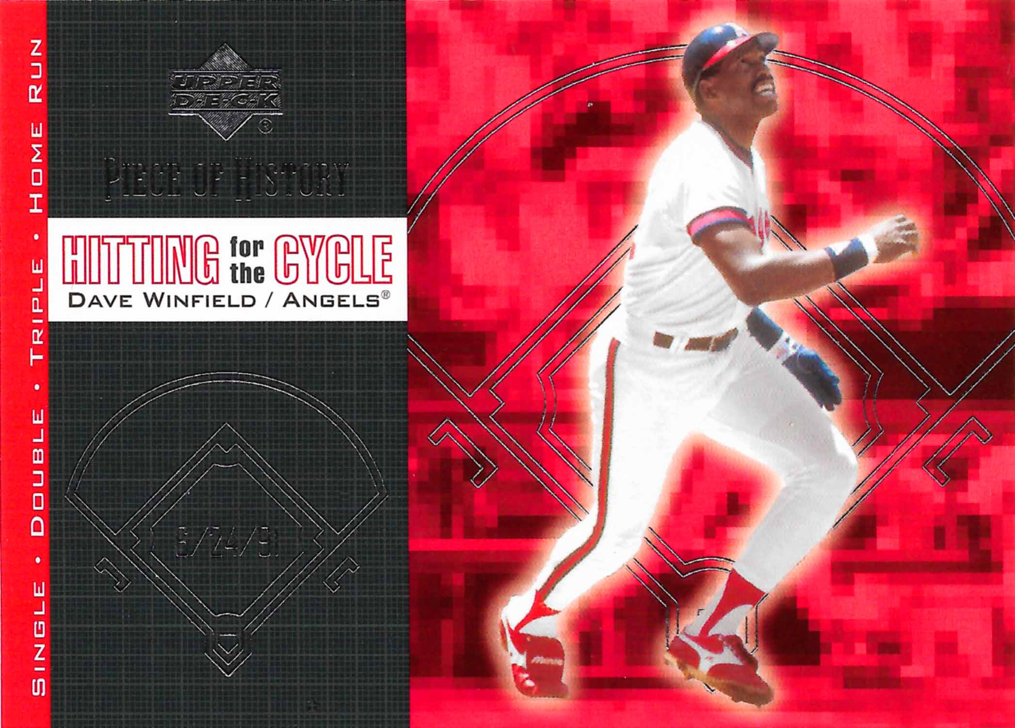 2002 UD Piece of History Hitting for the Cycle