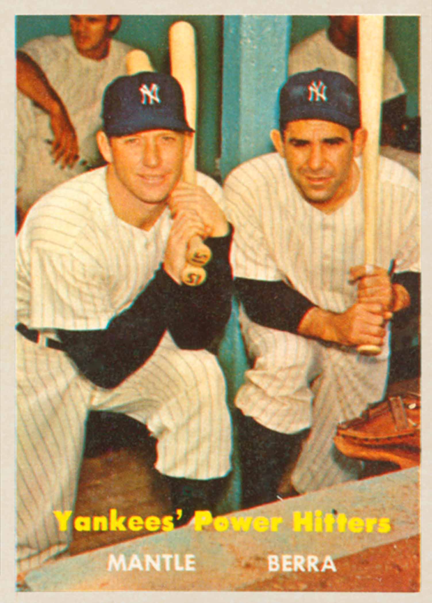 1957 Topps Yankees' Power Hitters